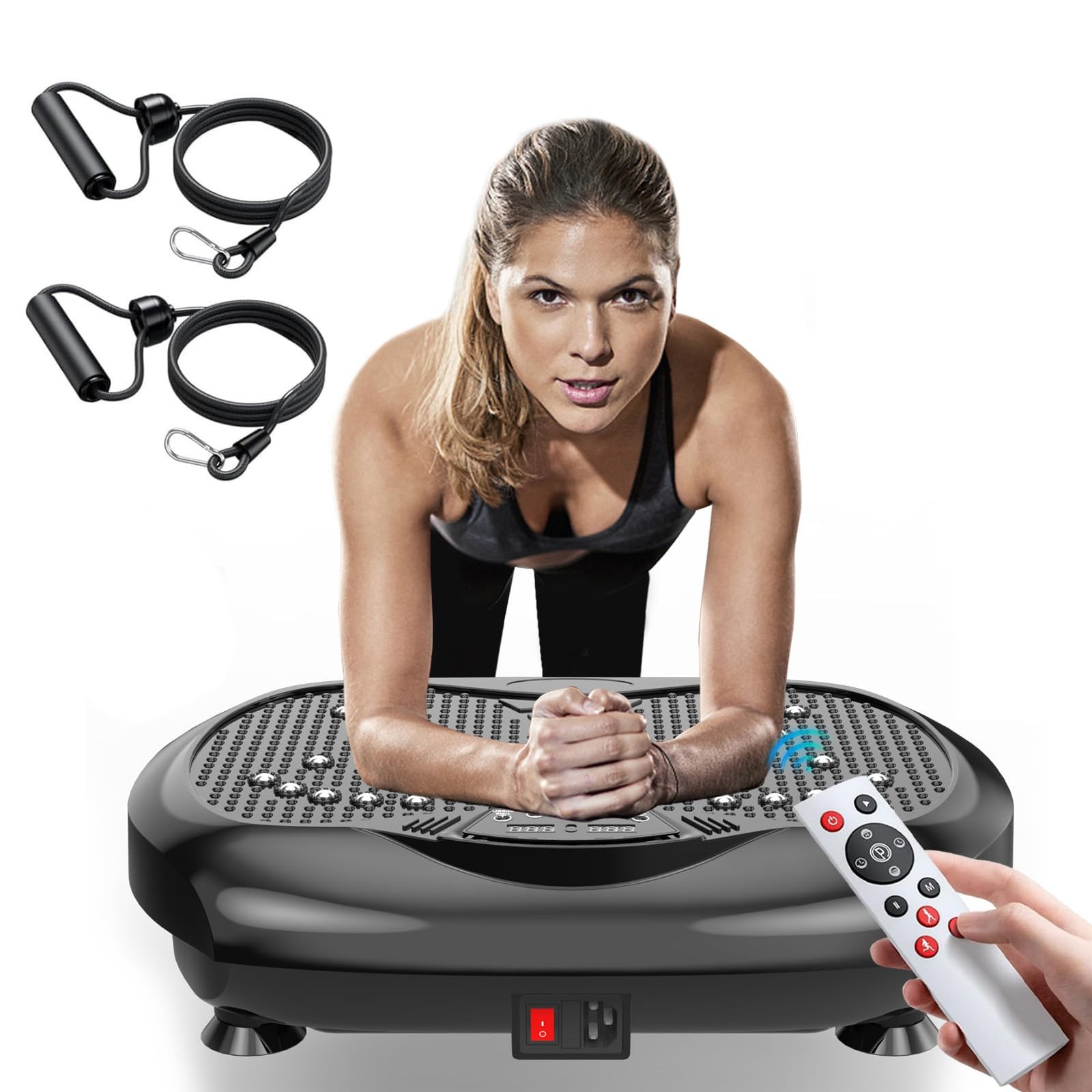 Vibration Plate Exercise Machine - Whole Body Workout Vibration Platform Lymp...