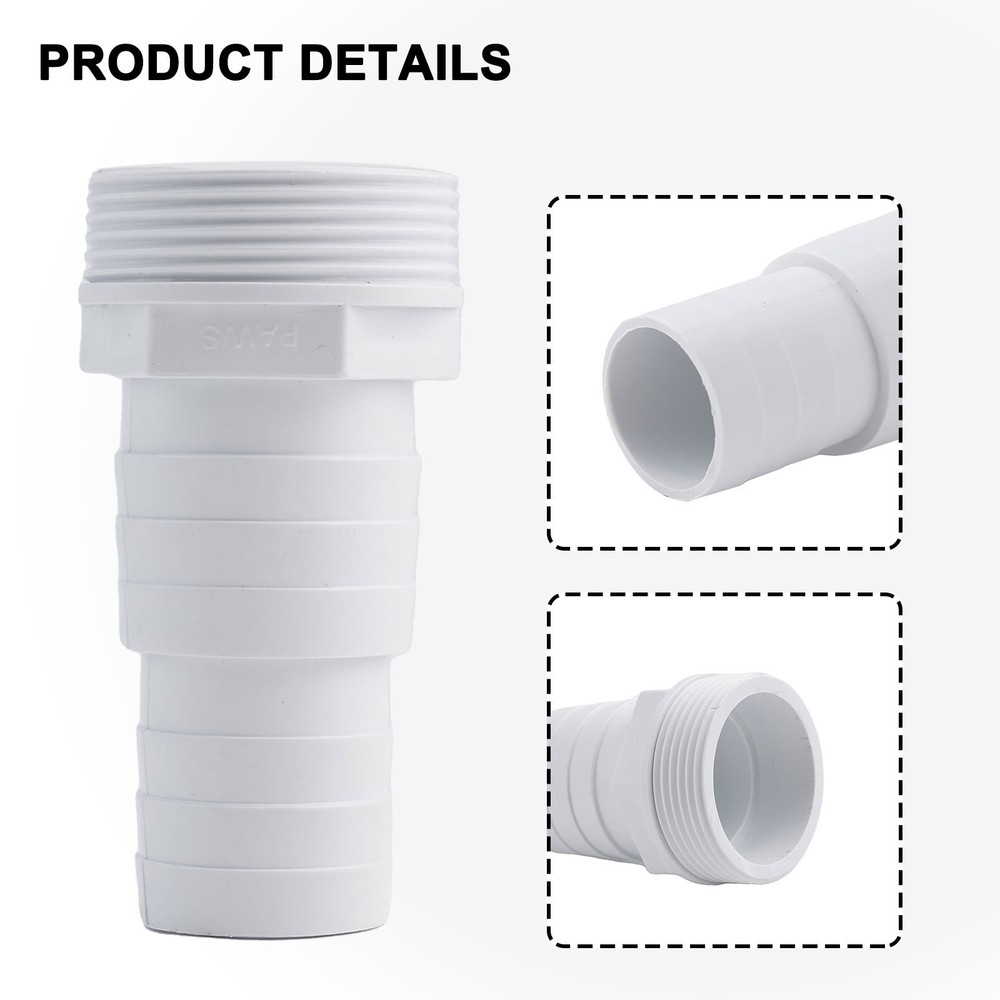 For swimming Pool Hose Nozzle Sturdy ABS Construction Easy Flow Adjustment