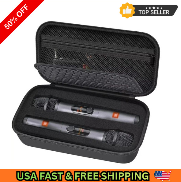 Wireless Microphone Case Compatible JBL Wireless Two Microphone/for JBL Partybox