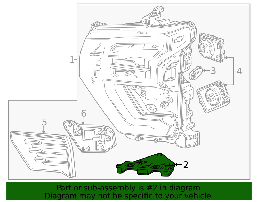 Genuine GM Mount Bracket 87821860