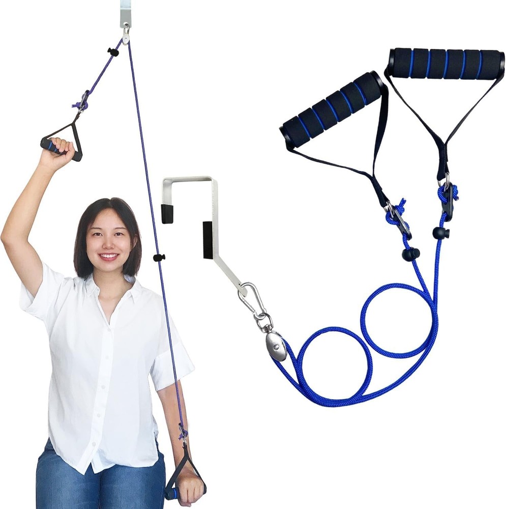 Shoulder Pulley for Physical Therapy, Over Door Rehab Exerciser