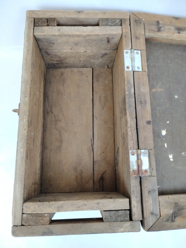 Handmade Tool Box Wooden Lockable Chest 19x9x9" Storage Rustic