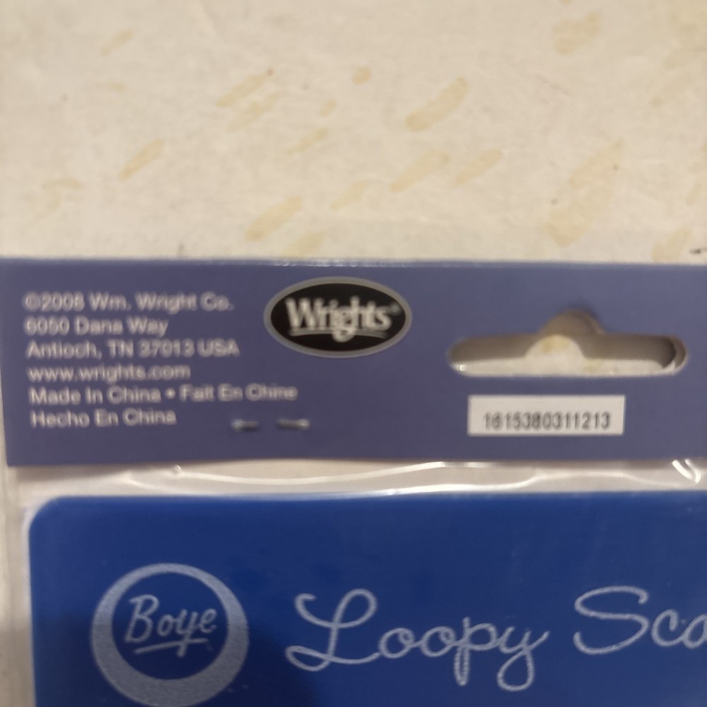 Boye Loopy Scarf Tool 3pcs. #6314 Wright w/instructions NEW UNOPENED