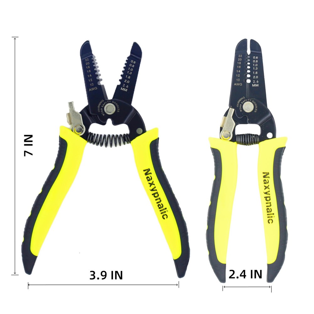 Insulated Wire Stripper Tool 10-22 AWG Micro Pliers Hardware Kit