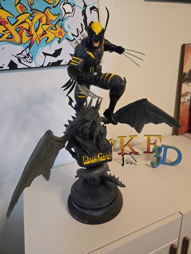 Dark Claw Amalgam 3D Printed Statue Painted Figure