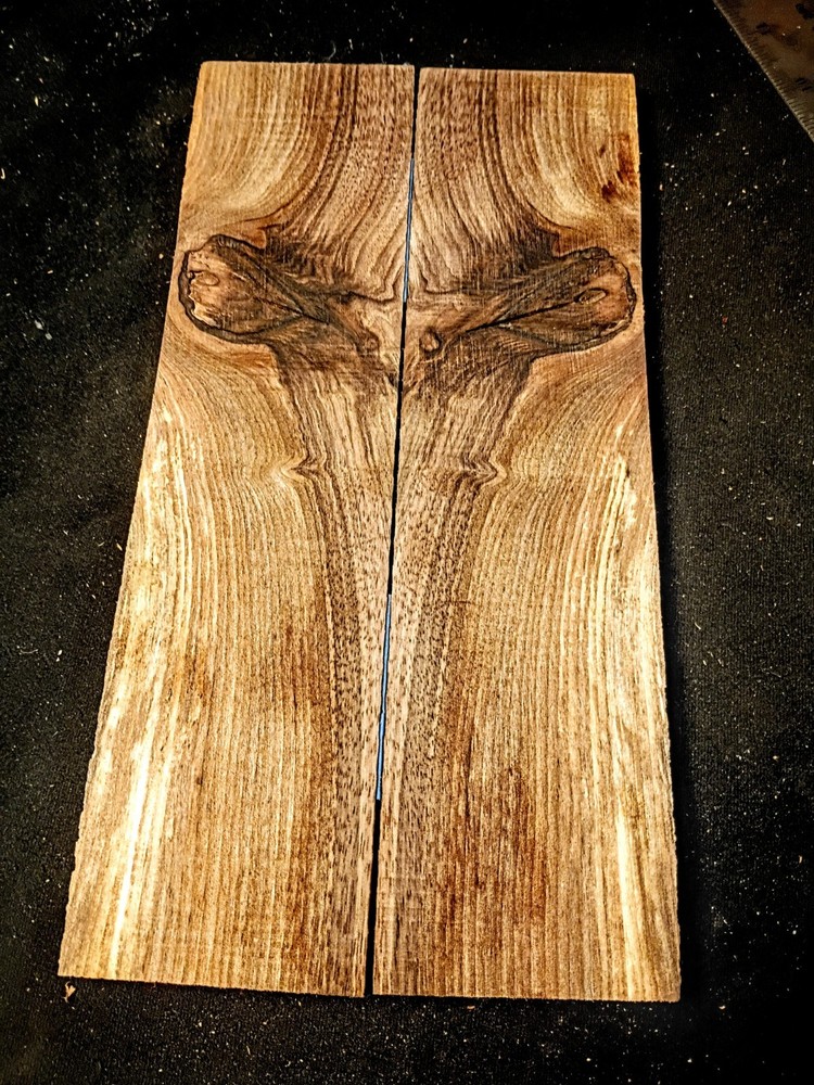 English Walnut Pistol Grip Blank Set – Bookmatched Pair – 10" x 2.5" x 1/2" –...