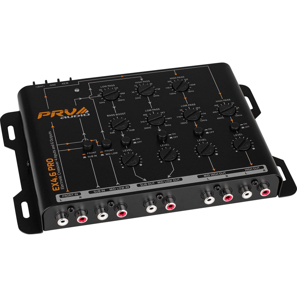 PRV Audio EX4.6 PRO Car Audio Electronic Crossover
