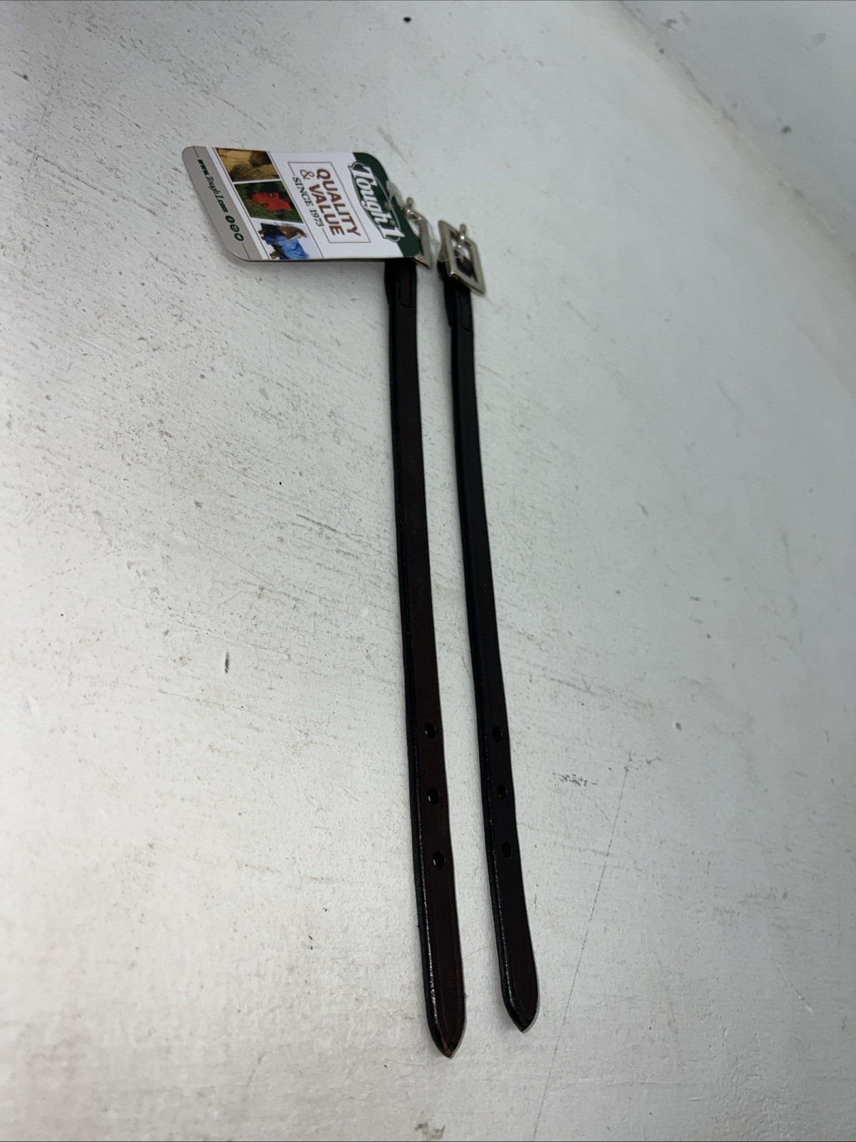 New Tough 1 Dark Oil Leather Straight Stirrup Hobble Strap #56-1132 FF-24