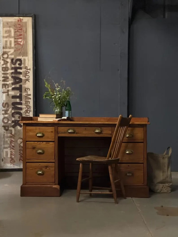 Antique Wood Desk