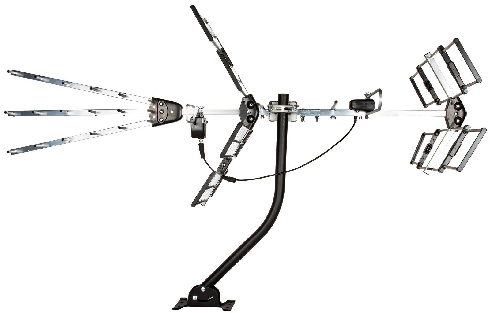 2024 Yagi 24 Elements Outdoor Antenna Long Range 4K ATSC 3 UHF VHF Clear Signal