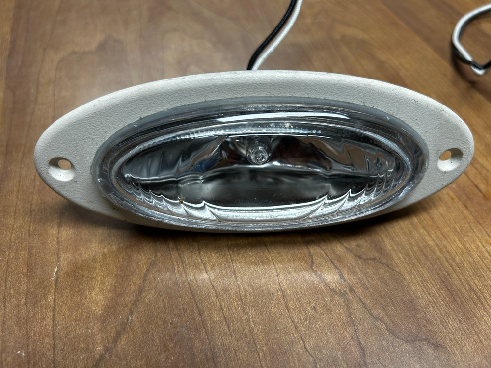 NOS Pontoon Boat Head Light Headlight Docking Light Sylvan Harris, Crest, Smoker