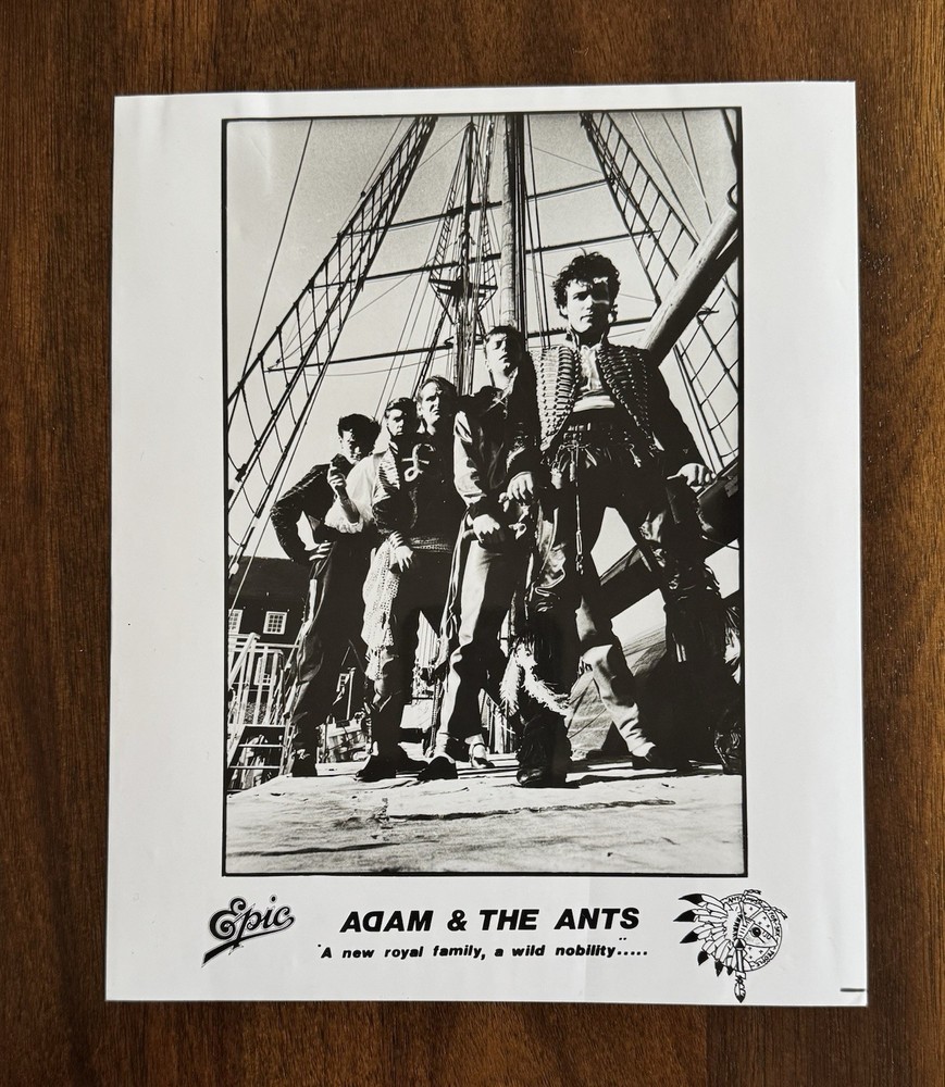 Adam And The Ants 8x10 Glossy Promo Publicity Press Photo Epic Records Adam Ant