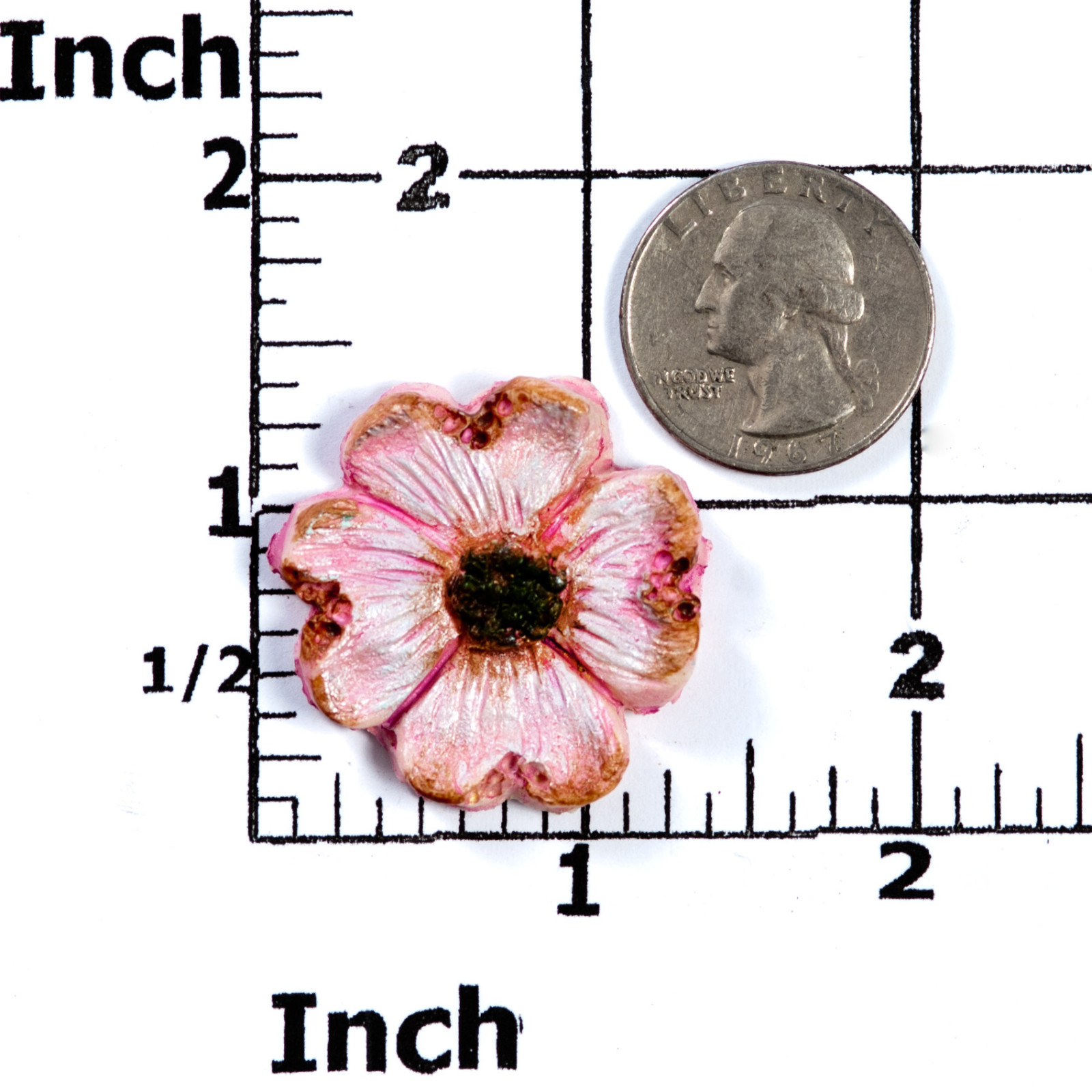 Dogwood flower silicone mold, polymer clay, fondant, resin, food safe mold (502)