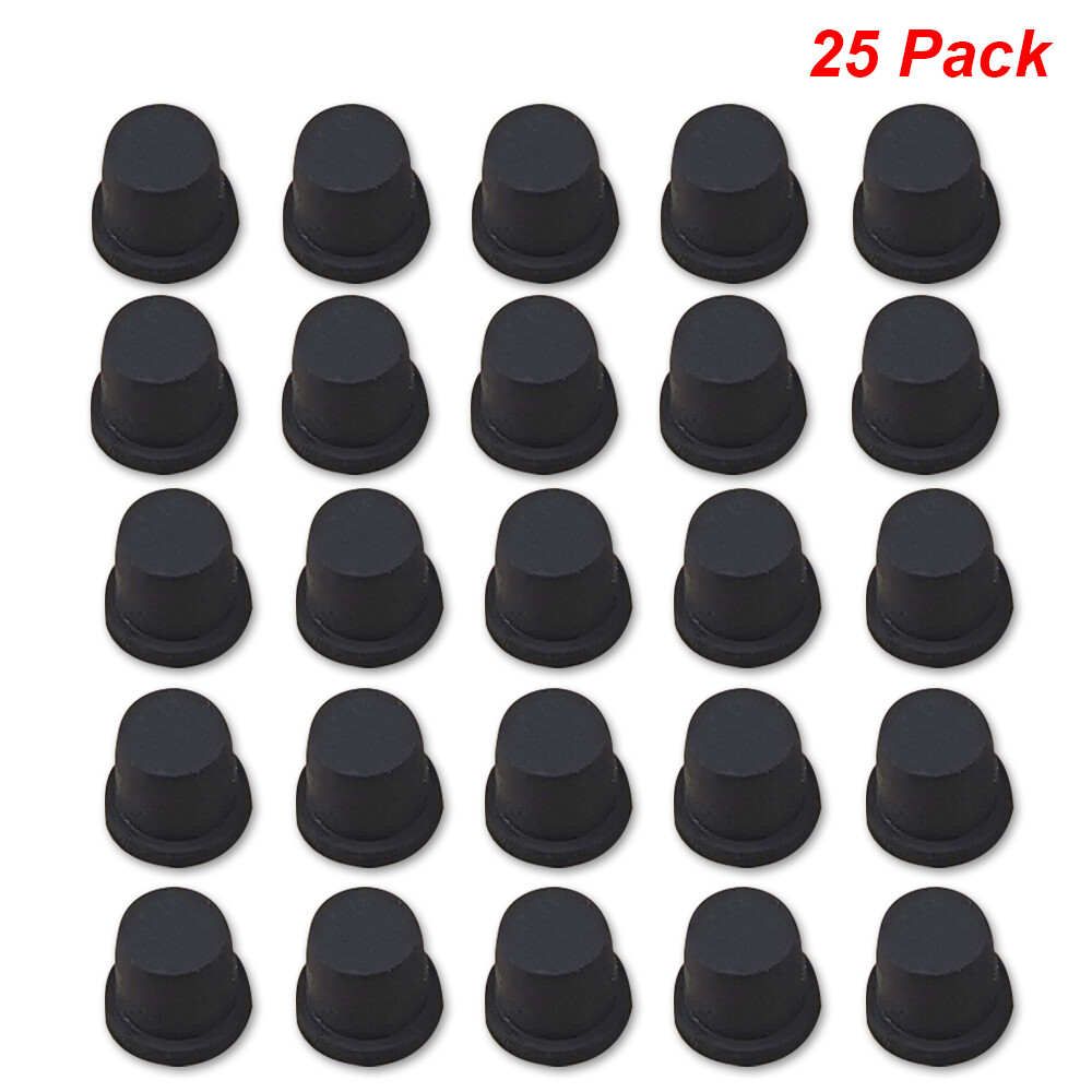 25Pack Brake Bleeder Screw Caps Grease Zerk Fitting Cap Rubber Dust Cover 85966