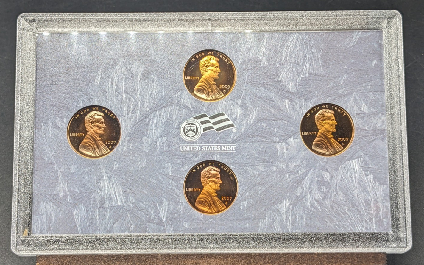 2009 S Lincoln Cent 4 Proof Coins US Mint Bicentennial Set (No Box/COA) See Pics