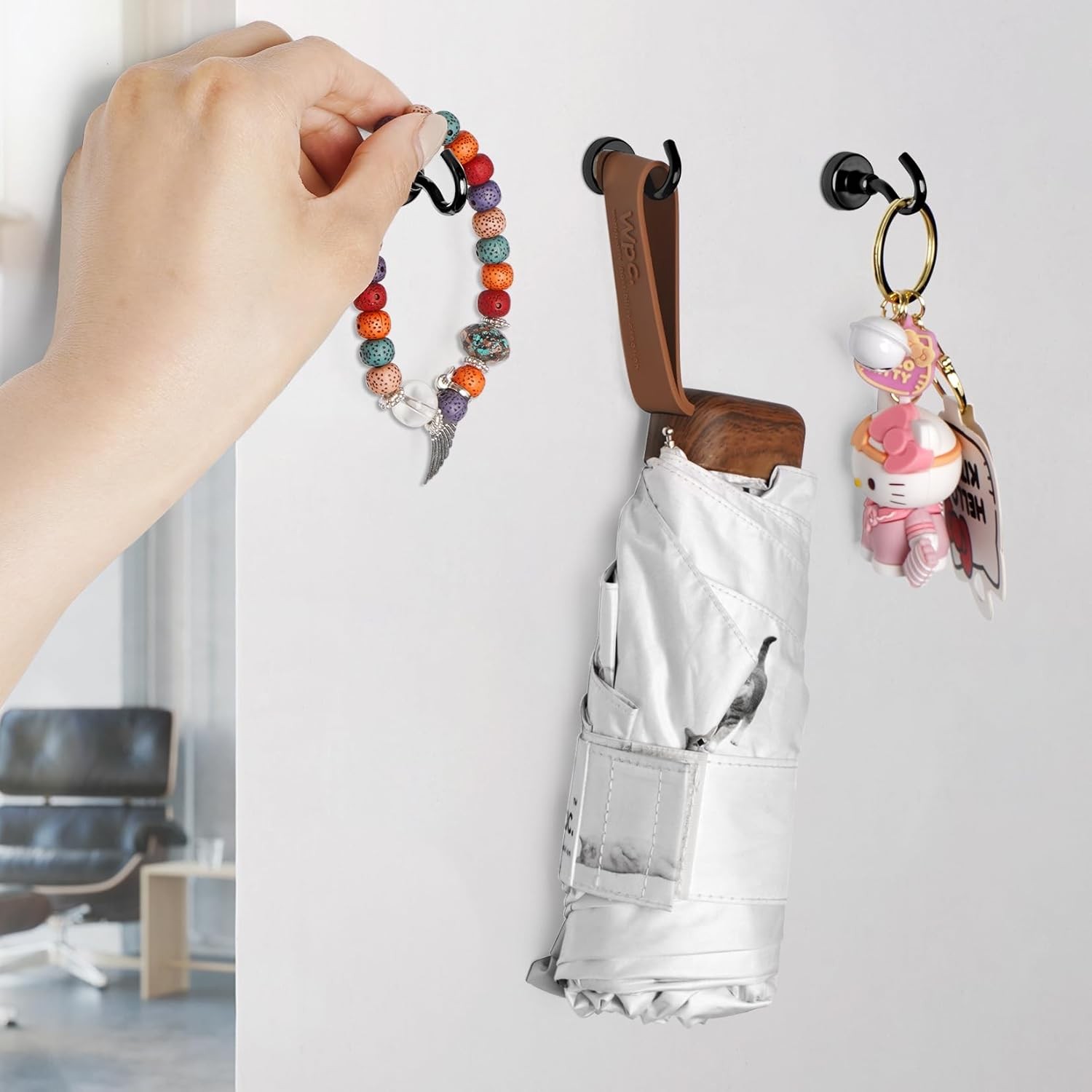 16pc Magnetic Magnet Hooks for Cruise Cabin Office Kitchen Refrigerator Garage