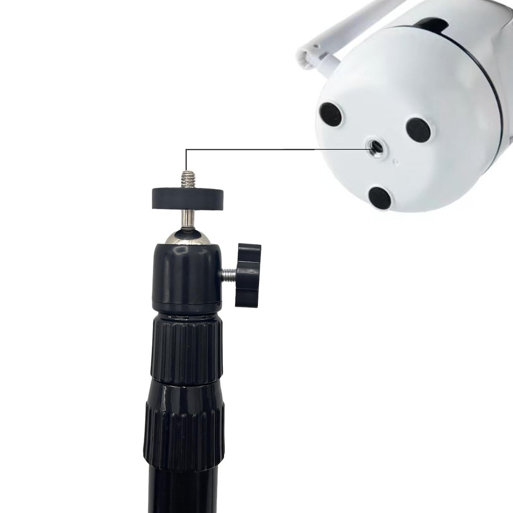Extendable Projector Mount, Projector Ceiling Mount Adjustable 360° Angle, Bl...