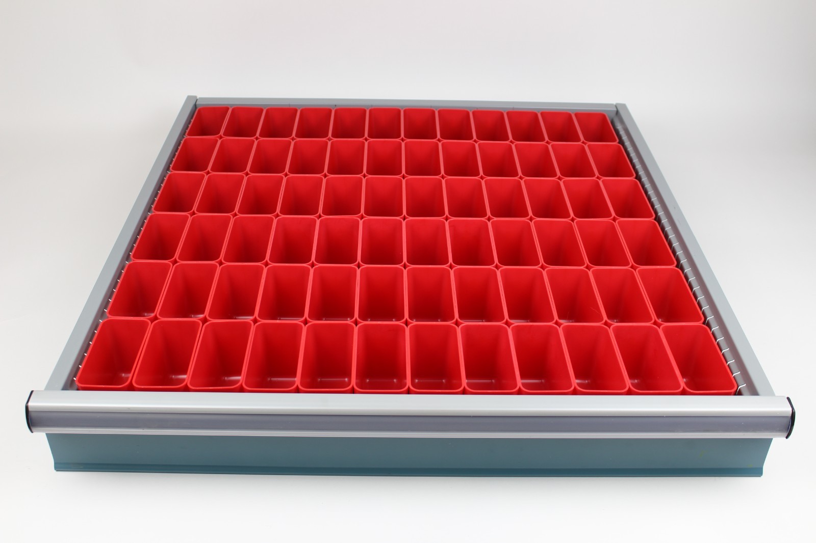 72 Red Tool Box Organizer Tray- 2 x 4 x 3 Inch Deep (actual depth 2-3/4)