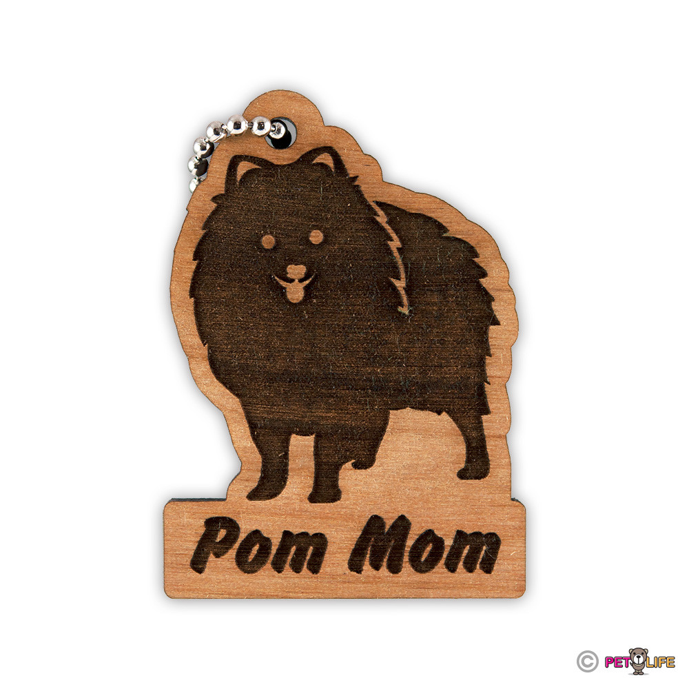 Pom Mom Keychain key chain keys charm