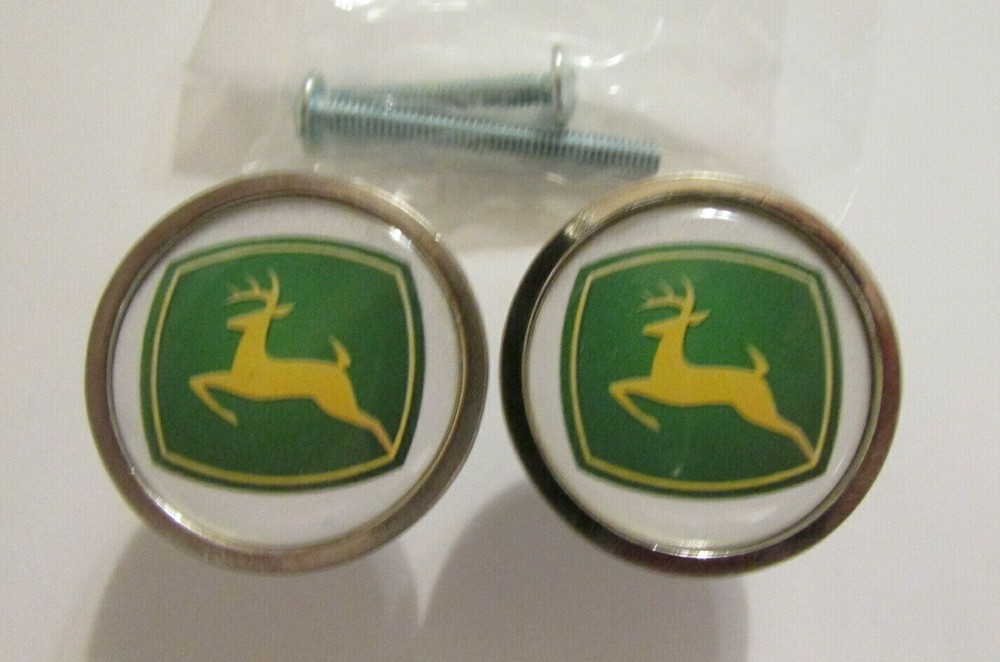 John Deere Cabinet Knobs, John Deere tractor Logo Cabinet Pulls / kitchen knobs