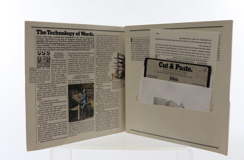 Cut & Paste for Atari Home Computers - 5.25 Media