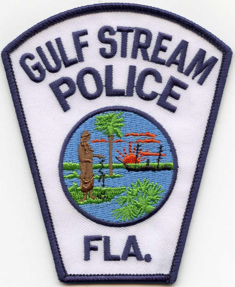 GULF STREAM FLORIDA FL POLICE PATCH