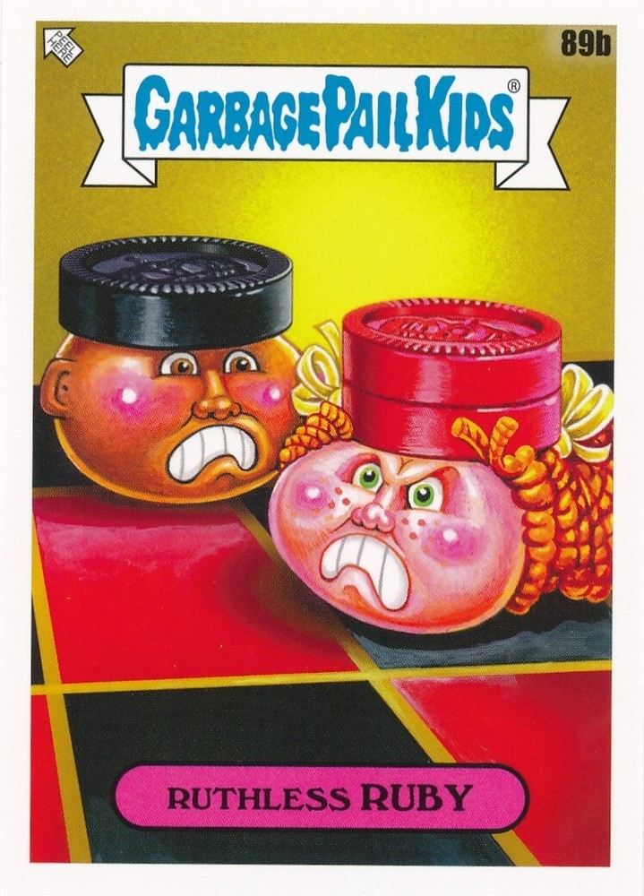 89b RUTHLESS RUBY 2024 GPK Garbage Pail Kids 1 Kids at Play CHECKERS