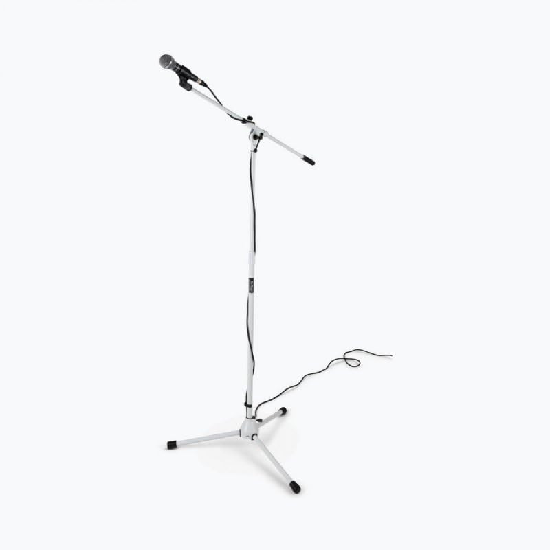 MS7801W Telescoping Microphone Boom Stand, White