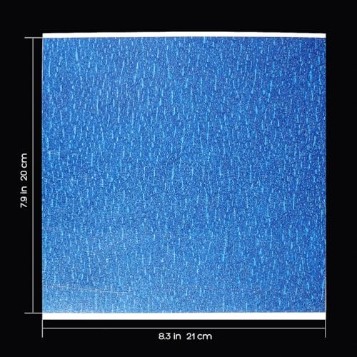 12Pcs 3D Printer Hot Bed Masking Paper, 8 x 8in 3D Printer High Temperature