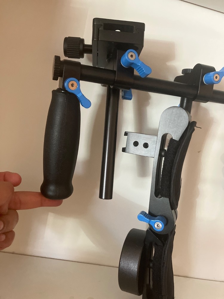 Handy Rig Shoulder Mount Steady Support Stabilizer Kit For DV Video DSLR Camera