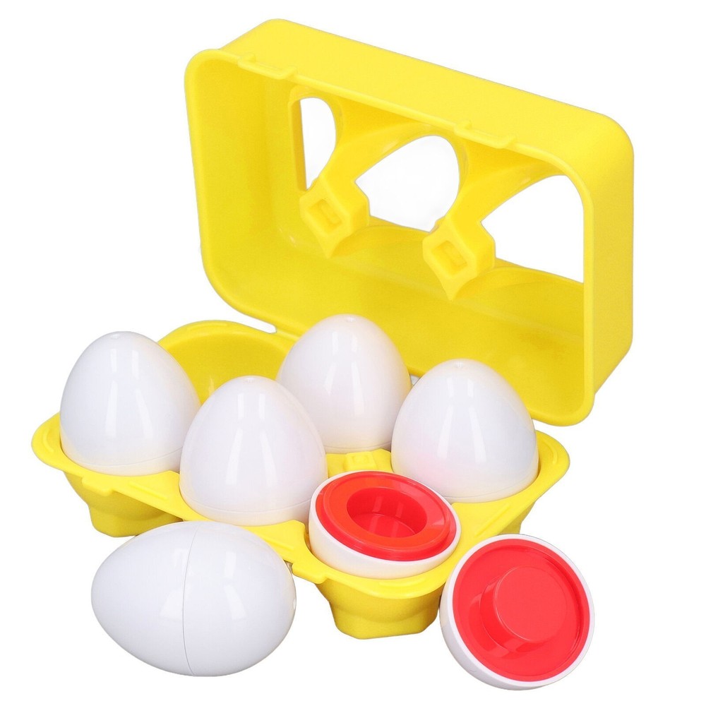 Kid Matching Egg Portable Color Shape Recognition Matching Easter Eggs