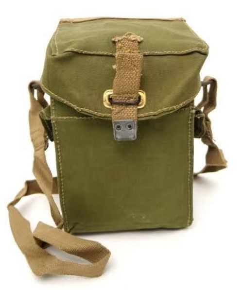 WWII Era British Army Gas Mask Bag P44 Engineer Bag