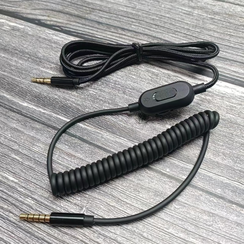 Headphone Cable Inline Mute Control Replacement for A10/A30/A40/A50