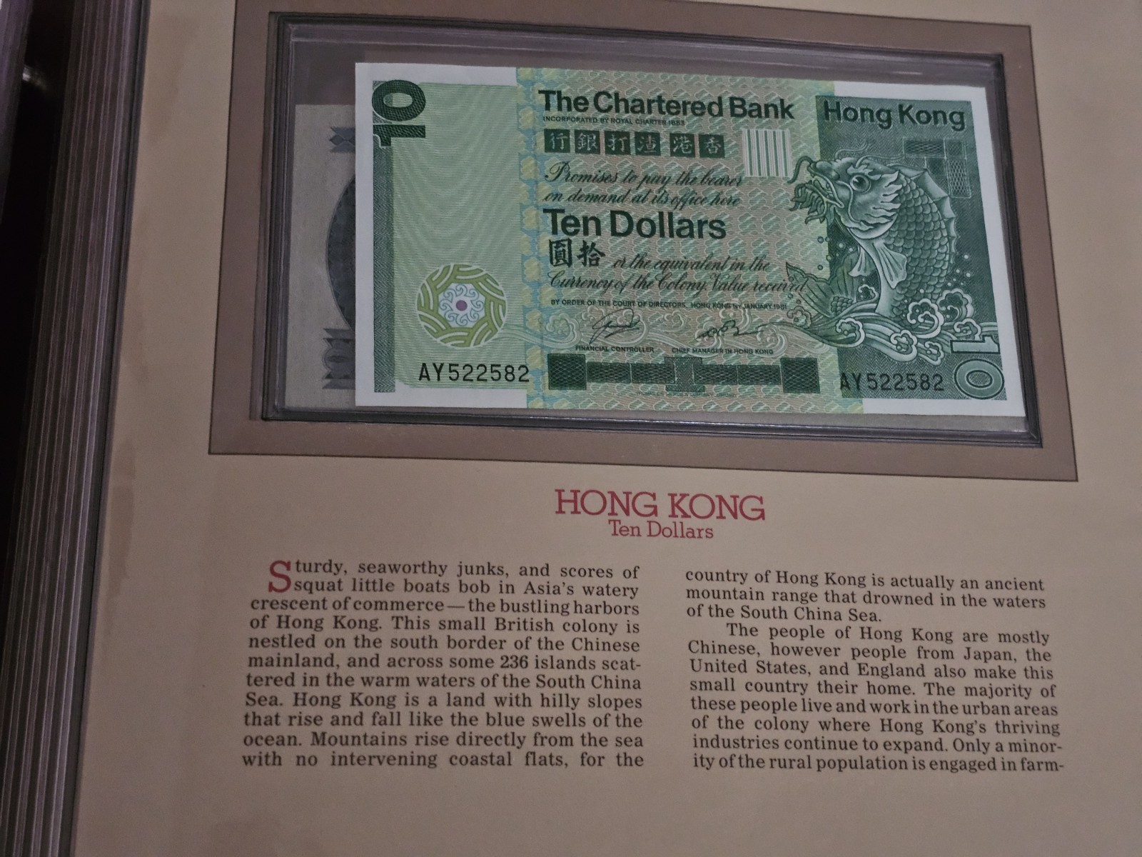 Most Treasured Banknotes of the World album of 50 Notes - All CU