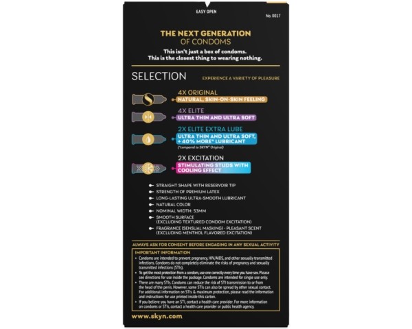 SKYN Selection Condoms - 12 count