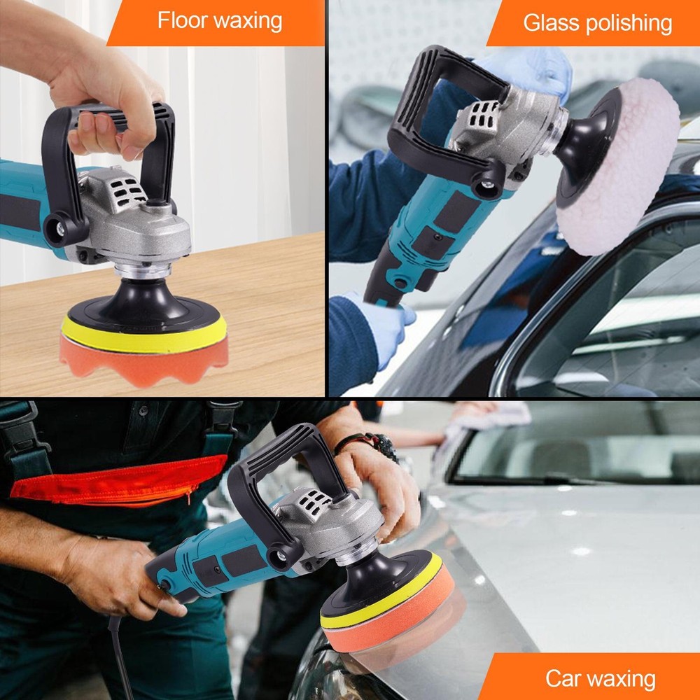 Buffing Machine Orbital Polisher For Car 6 Variable Speed Power Buffers Supple