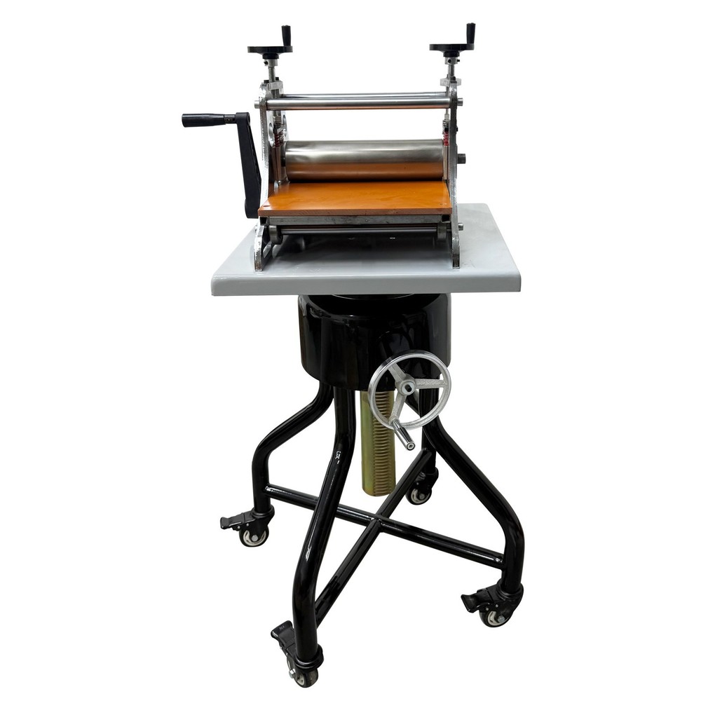 360° Rotating Press Printmaking Machine, Manual Mini Tabletop Art Print Press