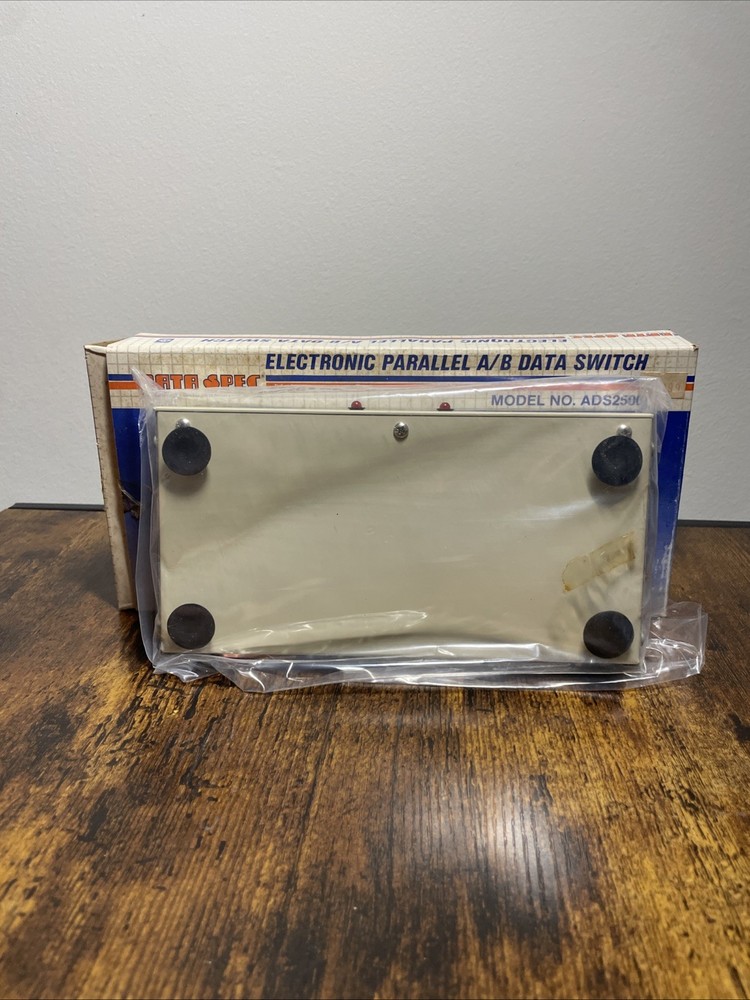 Electronic Parallel A/B Data Switch ADS 2500 25 Pin Data Specs RETRO BRAND NEW