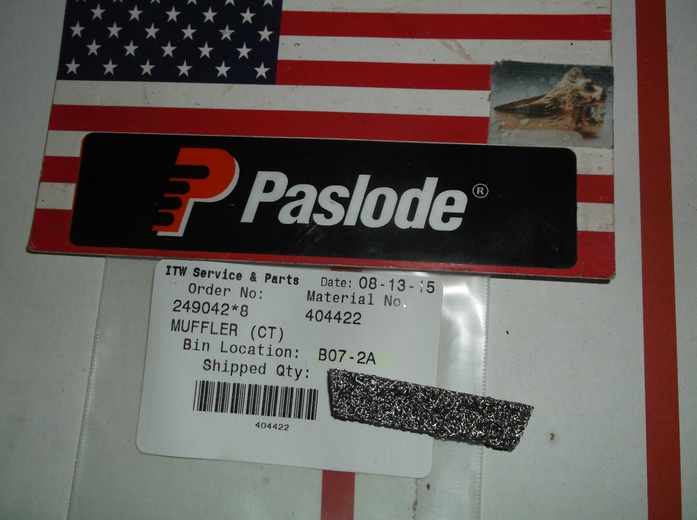 "NEW" Paslode Part # 404422  MUFFLER (CT)