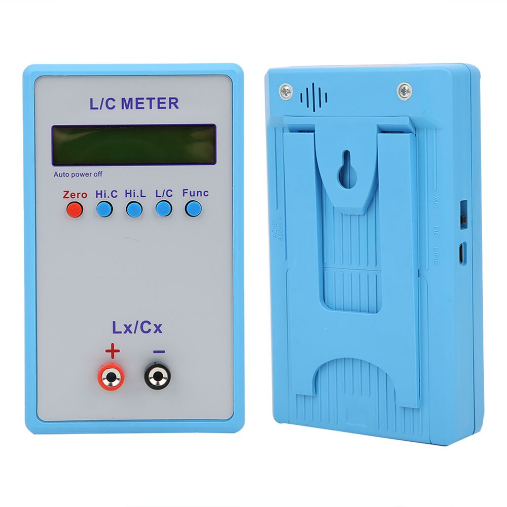 Inductance Capacitance Meter Handheld L/C Meter Electric Multimeter LC‑200A