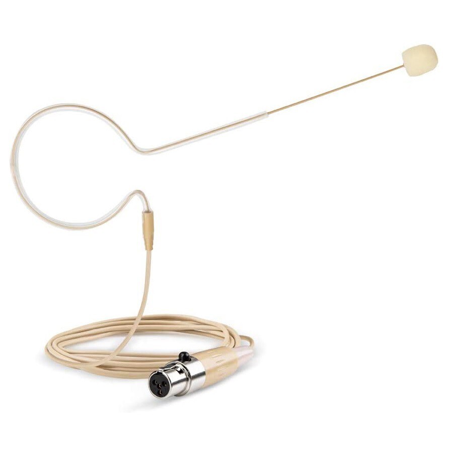 Miniature Lavalier Microphone for Shure ULX1 Bodypack Transmitter Wireless Tan