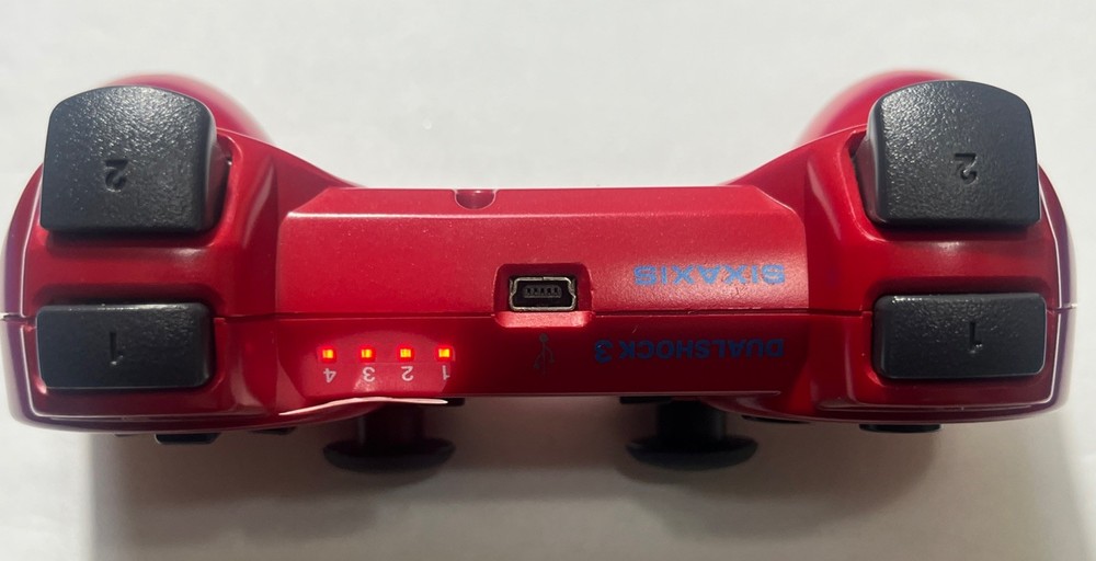 Sony PS3 DualShock 3 Wireless Controller Red OEM Original Tested