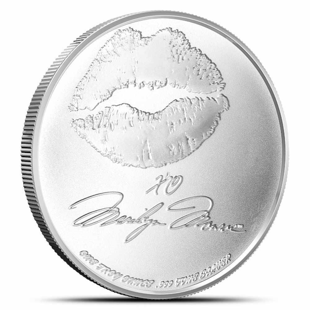 1 oz Marilyn Monroe Silver Round (New)