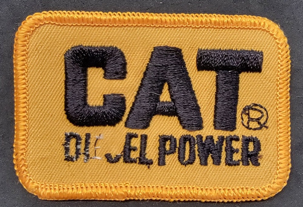 caterpillar hat Patch (DAMAGED)