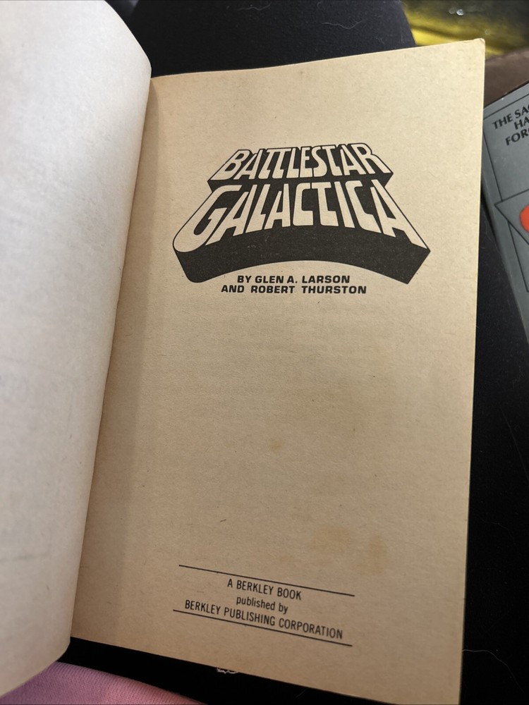 Battlestar Galactica Paperback Book 1978
