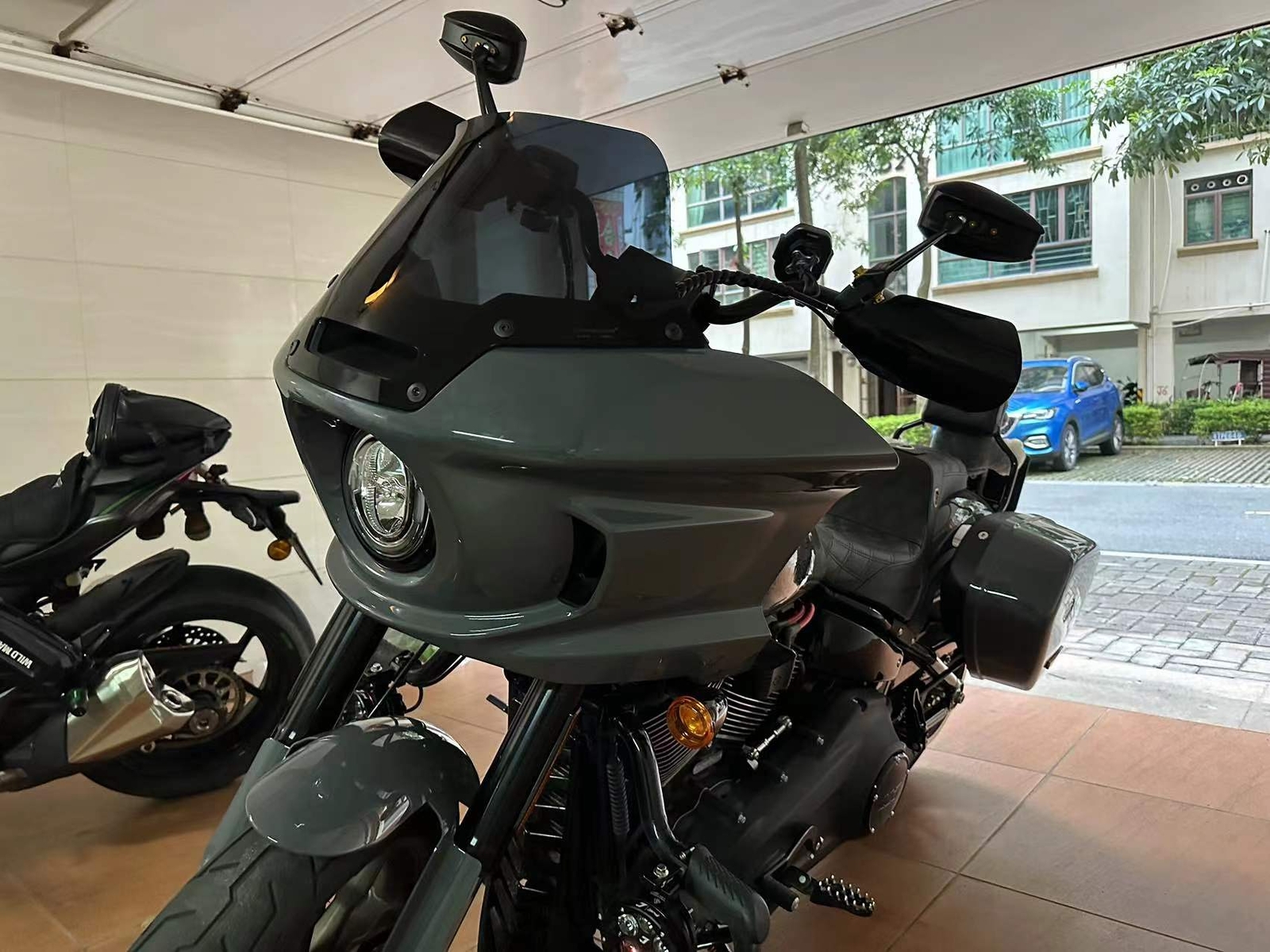 7.0" PMMA Windshield Outer Fairing for Harley Low Rider ST FXLRST FXRST 2022-24