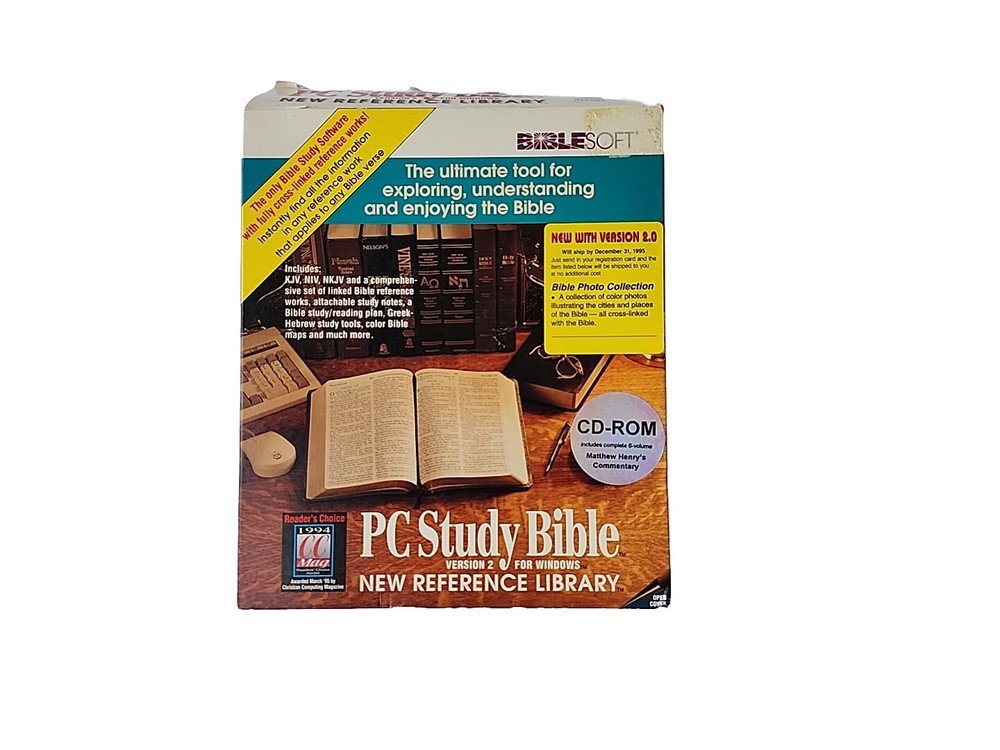 PC Study Bible Version 2 Windows 95 & 3.1 New Reference Library