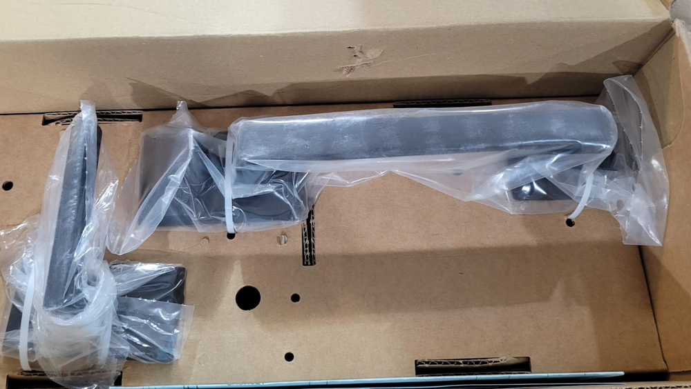 Emtek 450421FB Rustic Rectangular Sectional Dummy Handleset - Flat Black Bronze