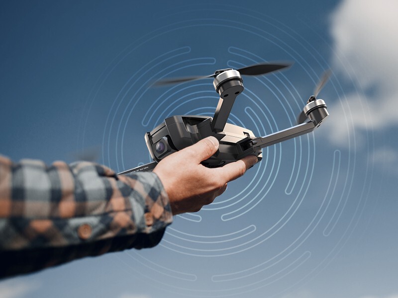 Holy Stone 720E Foldable RC Drone with 4K EIS UHD 130 FOV Camera Brushless 5GHz