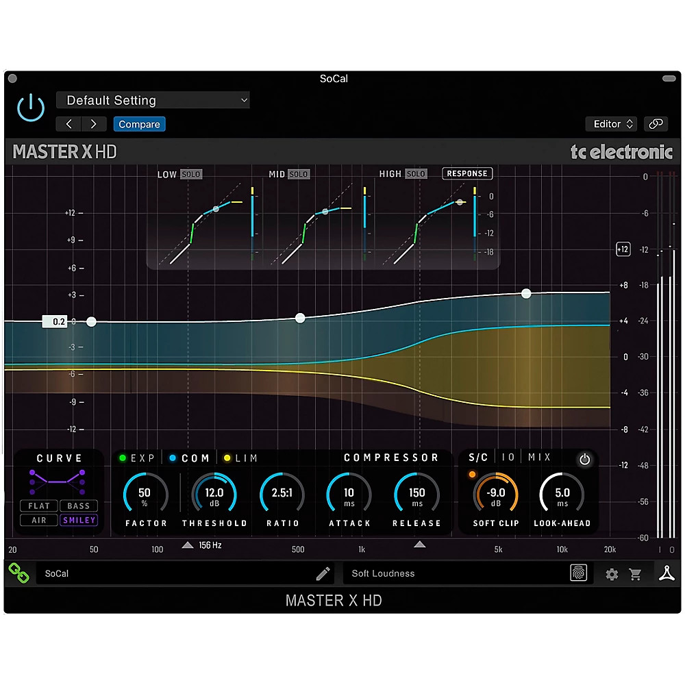 TC Electronic MASTER X HD-DT Multiband Dynamics Processor Plug-in